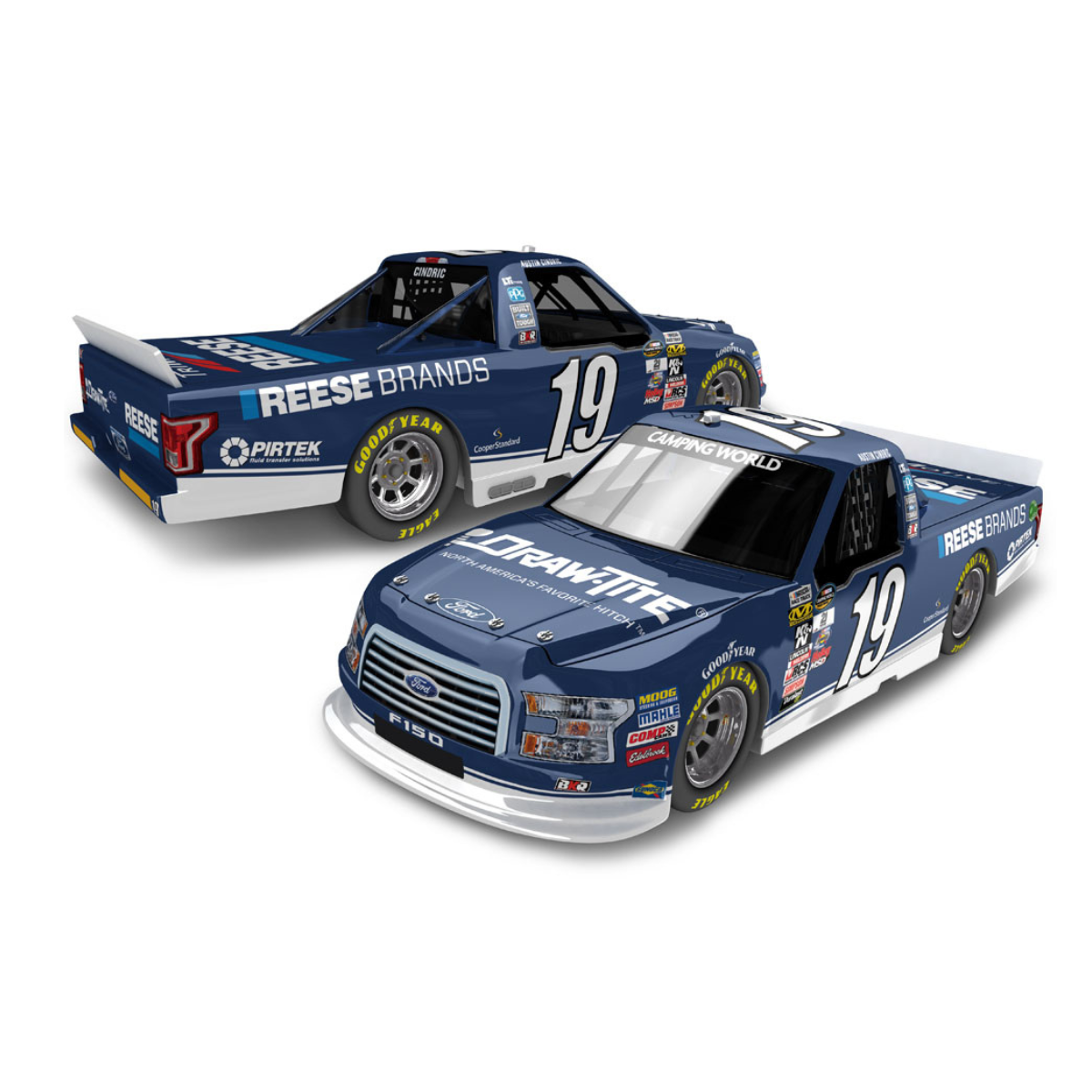2017 Draw Tite Brad Keselowski Autographed Diecast Ford F-150 Truck