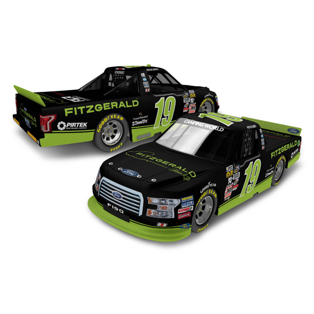 2017 Fitzgerald Ford Brad Keselowski Autographed Diecast Ford F-150 Truck