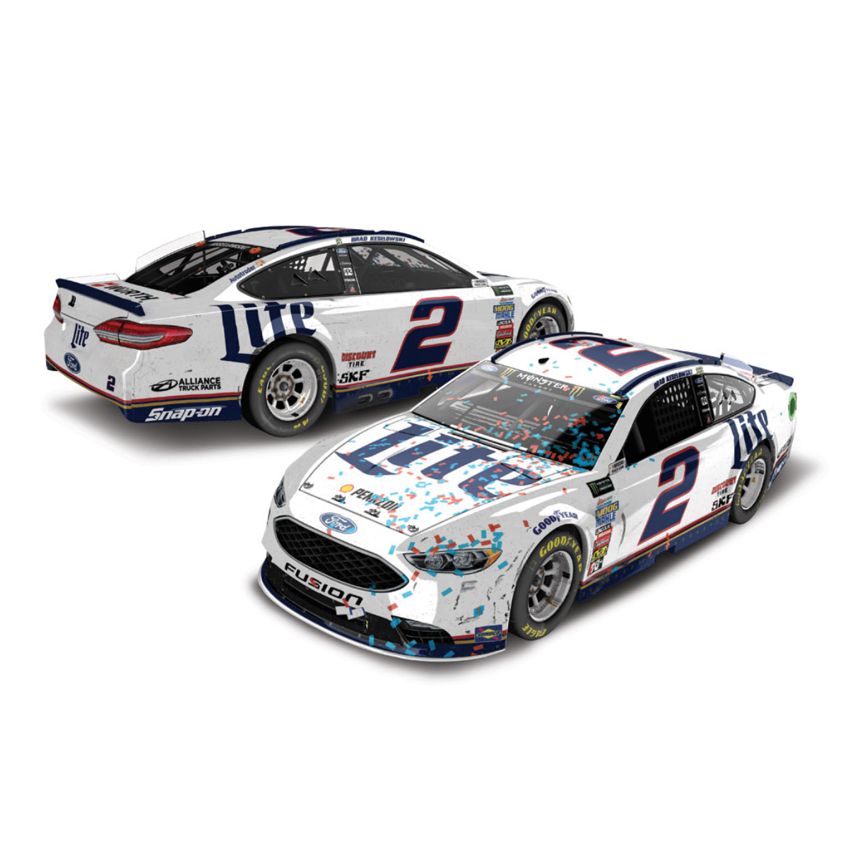 2017 Martinsville Win Brad Keselowski Autographed Diecast
