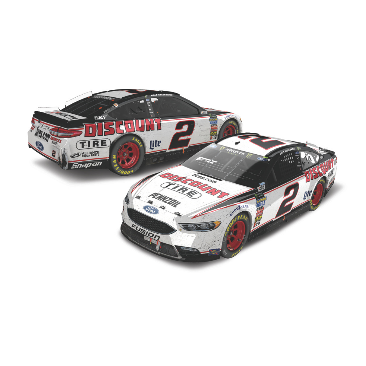2018 Discount Tire No. 2 Indianapolis Win Brad Keselowski Autographed Diecast