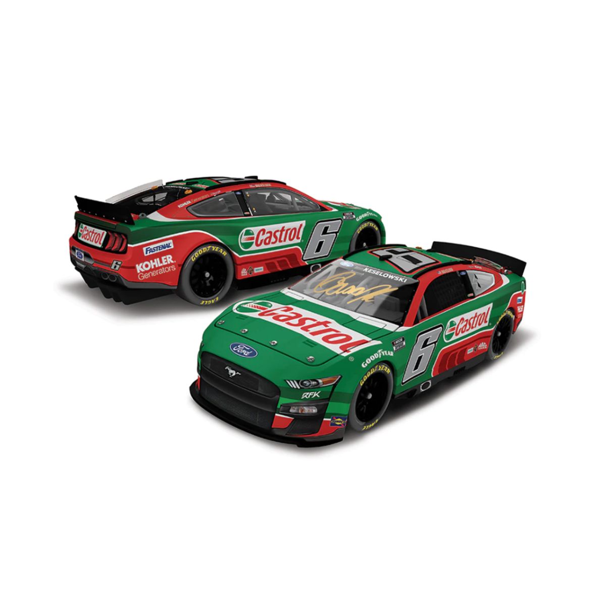 2022 Castrol Brad Keselowski Autographed Diecast
