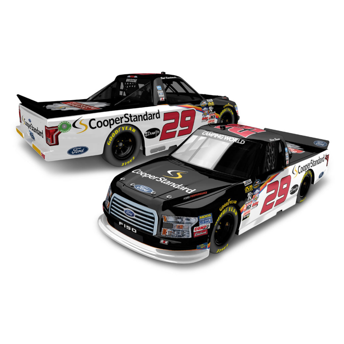 2017 Cooper Standard Throwback Brad Keselowski Autographed Diecast Ford F-150 Truck