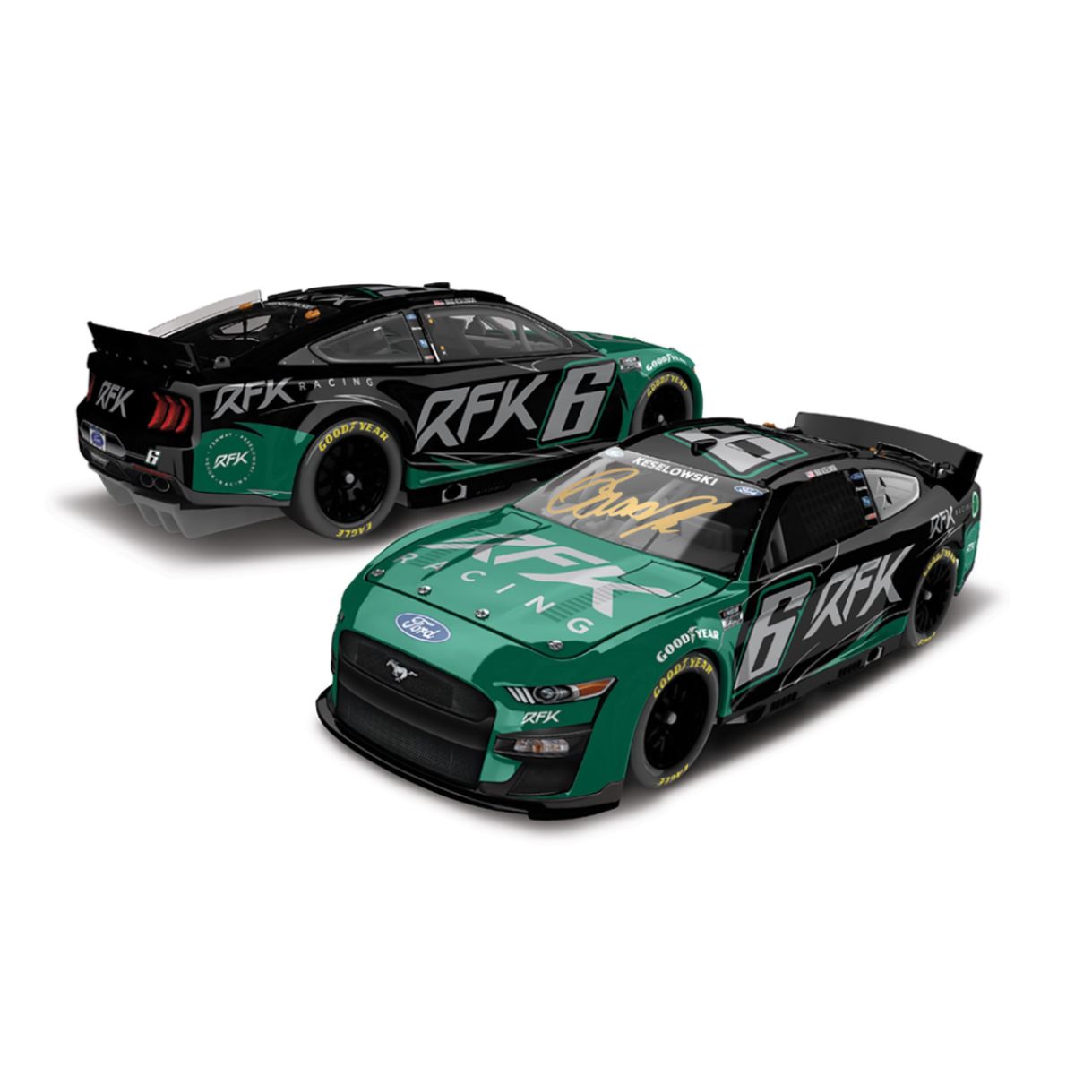 2022 RFK Racing Test Car Brad Keselowski Autographed Diecast