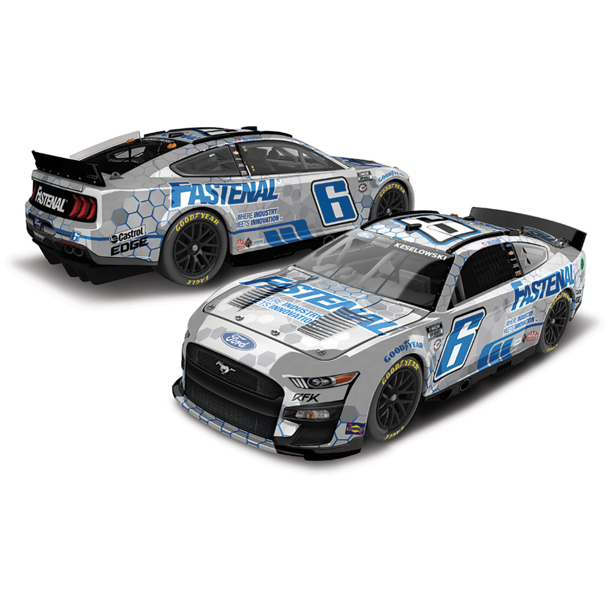 2023 Fastenal Foil Number Brad Keselowksi Autographed Diecast