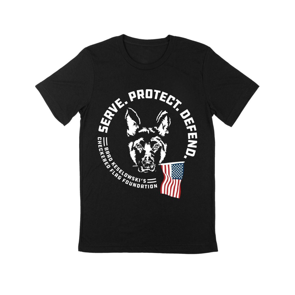 Serve, Protect, Defend Dog T-Shirt