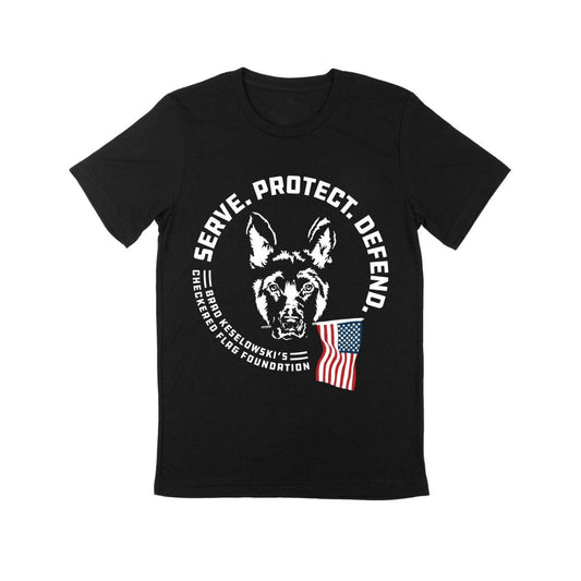 Serve, Protect, Defend Dog T-Shirt